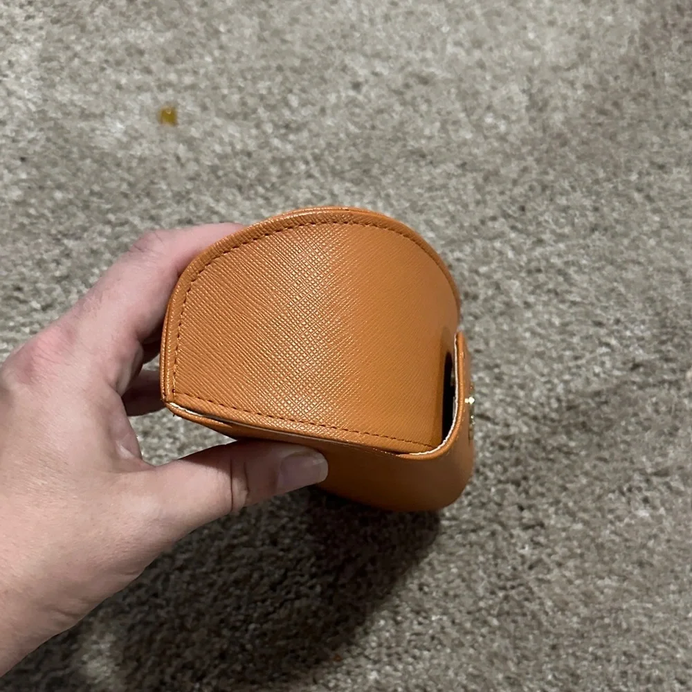 Tory Burch Brown Leather Sunglasses Case